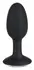You2Toys Anal Plug S Black Silicone with Decorative Gem 8.5cm