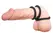 Lust 3 Silicone Intimate Rings Set Black - 3 Sizes