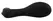 Black Velvets Medium Silicone Plug with Ergonomic Handle, 10.5 cm