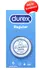 Durex Regular 6-Pack Natural Latex Transparent Condoms 56mm