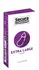 Secura Extra Large Condoms 12-Pack - Silky Smooth, Vegan, 60 mm