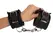 ZADO Leather Handcuffs Padded Adjustable Black 6.5cm Wide