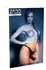 ZADO Leather Harness with Integrated Latex Accessory S-L, Black