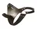 ZADO Leather Harness with Integrated Latex Accessory S-L, Black