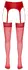Cottelli Collection Red Stockings 20 Den, Wide Top, 7 cm, Oeko-Tex