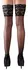 Cottelli Collection Wide Lace Hold-Up Stockings Black Microfibre