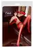 Cottelli Collection Red Suspender-Style Tights S/M Polyamide