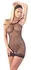 Cottelli Collection Net Dress S-L, Stretch Mesh, Triple Strap Detail