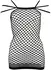 Cottelli Collection Net Dress S-L, Stretch Mesh, Triple Strap Detail