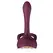 ZALO Bayek Velvet Purple Wearable Intimate Device - Remote Control, Dual Rings
