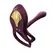 ZALO Bayek Velvet Purple Wearable Intimate Device - Remote Control, Dual Rings
