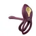ZALO Bayek Velvet Purple Wearable Intimate Device - Remote Control, Dual Rings
