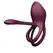ZALO Bayek Velvet Purple Wearable Intimate Device - Remote Control, Dual Rings