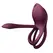 ZALO Bayek Velvet Purple Wearable Intimate Device - Remote Control, Dual Rings