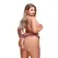 Teacher's Pet Pink Queen Skirted Thong - Soft Elastic Lingerie