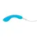 Swan Mini Swan Wand Glow In The Dark Blue - Compact Waterproof Massager