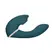 Swan Monarch Transforms Teal - Versatile Silicone Personal Massager