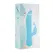 Swan The Kissing Swan Rotating Dual-Action Vibrator Blue Silicone 22cm