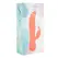 Swan Blossom Rotating & Vibrating Silicone Dual-Action Device Peach