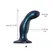 Strap-On-Me Snaky Plug Metallic Black M - Flexible Silicone, Harness Compatible