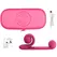 Snail Vibe Pink - Dual-Motor Silicone Intimate System, Waterproof