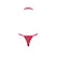 Obsessive Mr Merrilo Men's Festive Thong Set with Bow Tie, One Size