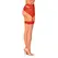 Obsessive S814 Red-Beige Stockings L/XL with Contrasting Top Band
