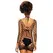 Obsessive D606 Black Mesh Knit Dress One Size - Open Back Design