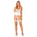 Obsessive S814 White Stockings L/XL - Elegant Sheer Mesh Finish