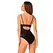 Obsessive Milladis M/L Black Teddy with Decorative Beads and Sheer Mesh