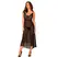 Obsessive Estiqua Black Long Chemise XL/2XL Asymmetrical Lace