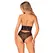 Obsessive Arienna High-Waist Panties Black XS/S Elegant Mesh Detail