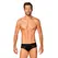 Obsessive Azmeron Black Briefs L/XL with Animal Pattern & Silver Accent