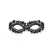 Obsessive A710 Elegant Black Guipure Mask One Size with Satin Ribbon
