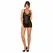 Obsessive Lucita L/XL Black Chemise & Thong Set Adjustable Straps