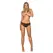 Obsessive Firella Black Lace Panties L/XL with Decorative Pendant