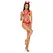 Obsessive Evilia Teddy L/XL Red Lace Bodysuit Set with Accessories