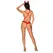 Obsessive Evilia Teddy L/XL Red Lace Bodysuit Set with Accessories