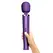 Le Wand Massager Rechargeable Purple - 10 Speeds, 20 Patterns, Flexible Head