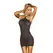 Lapdance VIP Mini Dress Black Metallic - Shimmering Halter Micro Dress
