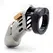 CB-X CB-6000 Chrome Chastity System 35 mm Adjustable Polycarbonate