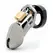 CB-X CB-6000 Chrome Chastity System 35 mm Adjustable Polycarbonate
