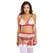 Baci Always On Call Nurse Costume Set 3-Piece M/L White-Pink