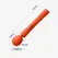 Fun Factory Vim Sunrise Orange Weighted Wand Massager 31.3cm Quiet Power