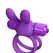 The Screaming O 4T Ohare XL Intimate Ring Vibrator Grape Silicone