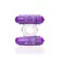 The Screaming O 4T Double Wammy Intimate Ring Grape Waterproof Twin Motor