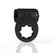 The Screaming O Charged Big O Ritz Black Rechargeable Ring, Silicone