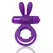 The Screaming O 4B Ohare Grape Silicone Dual-Ring Vibrating System
