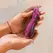 Dame Products Dip Personal Massager Plum Medical Silicone USB