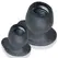 Oxballs Morphhole-2 Large Intimate Plug Black Ice Silicone Blend